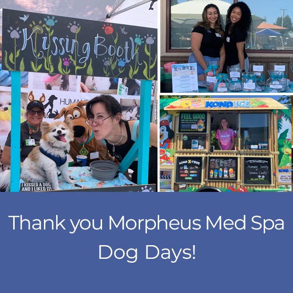 Thank you Morpheus Med Spa Dog Days!