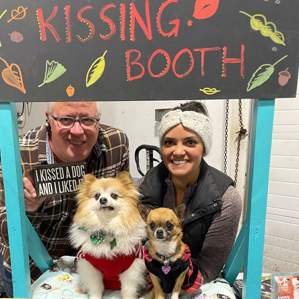 The HSSC Kissing Booth at Moret-Brealynn Wines, Clarice Wine Company and Limerick Lane Cellars!