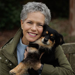 Priscilla Locke with her dog Harvey