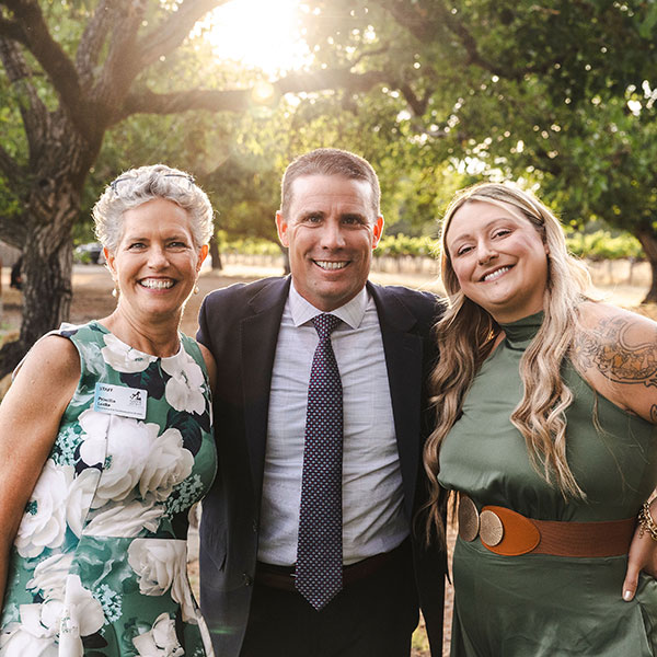 Priscilla Locke, Mike McGuire and Lindsay McCall