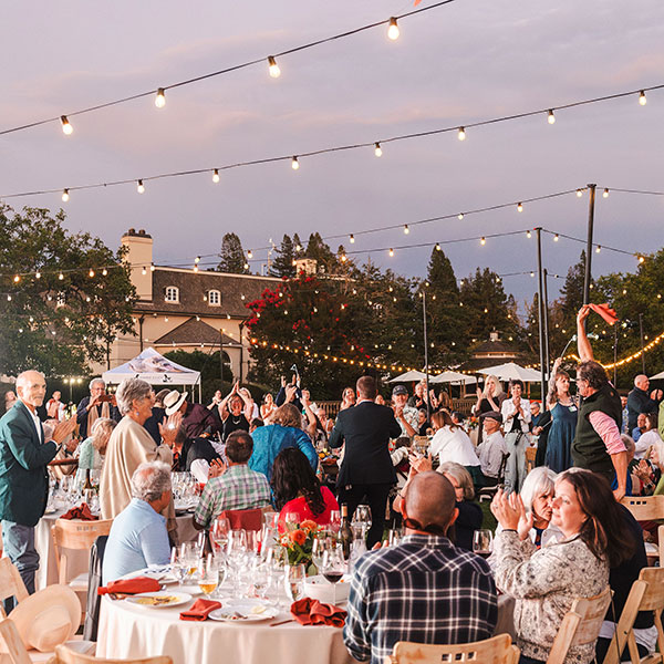 Wags, Whiskers & Wine attendees partying hard