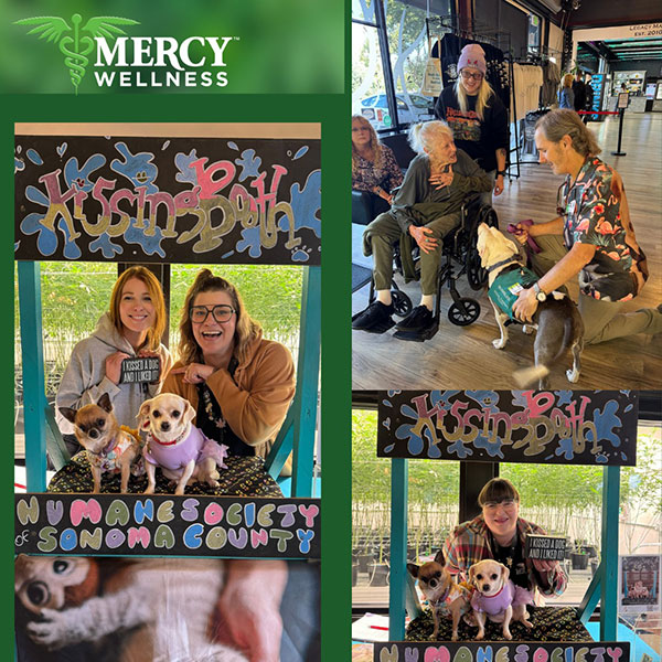 Mercy Wellness hosts the HSSC Kissing Booth